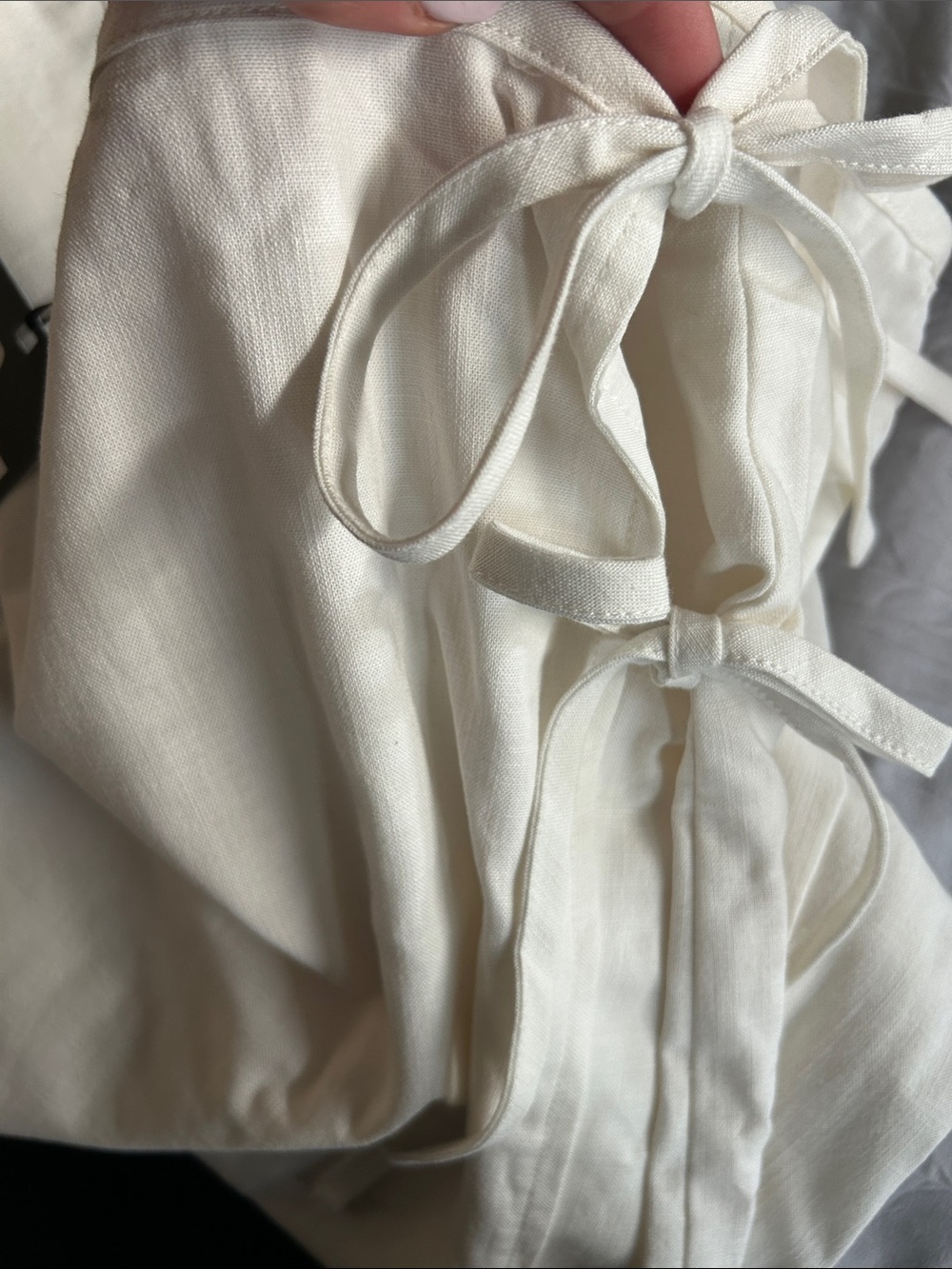 Future Collective Women's Mid-Rise Linen Midi Wrap Skirt Size Extra Large | NWT - Picture 6 of 9